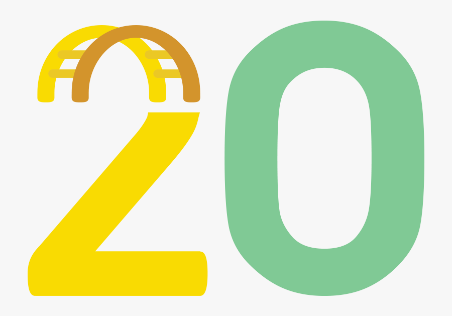 20th Anniversary Logo, Transparent Clipart