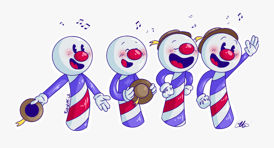 Barbershop Quartet Cuphead, Transparent Clipart