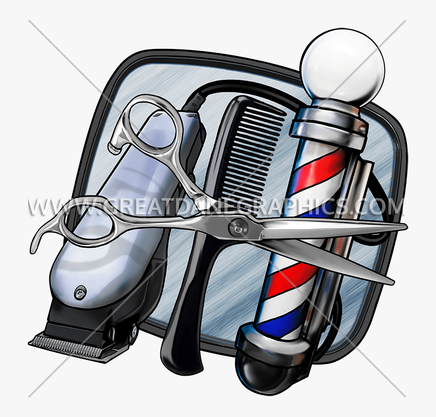 Barbershop Clipart , Png Download - Cartoon Barber Tools, Transparent Clipart