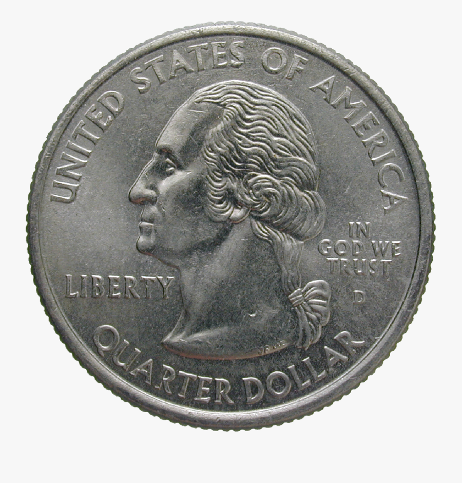 Quarter Coin Benche Alt Attribute Medal - Quarter Heads Up Png, Transparent Clipart