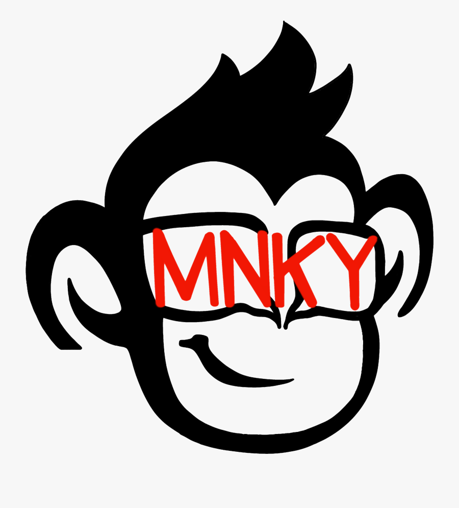 Unique Monkey Logo, Transparent Clipart