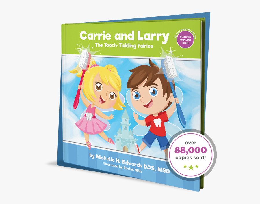 Carrie And Larry The Tooth-tickling Fairies - Cartoon, Transparent Clipart