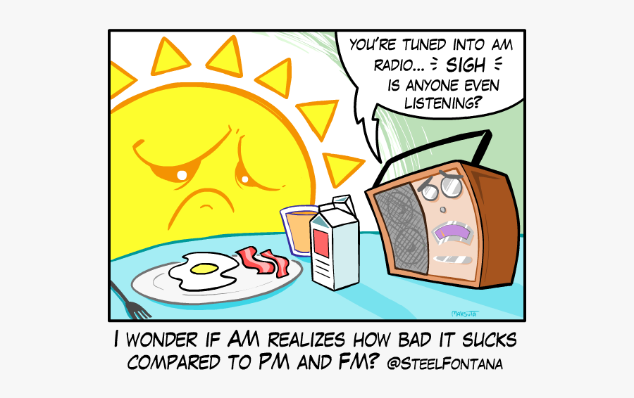 Am Radio Funny, Transparent Clipart