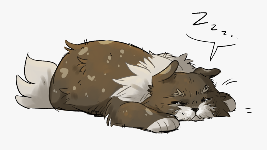 Big Old Sleepy Man - Cartoon, Transparent Clipart