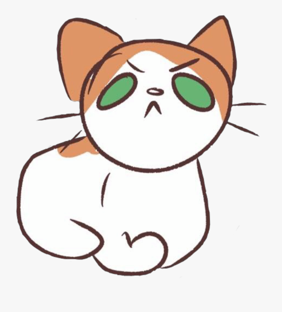 #cats #cat #drawing #pets #orangecat #fiyero #fpets - Cartoon, Transparent Clipart