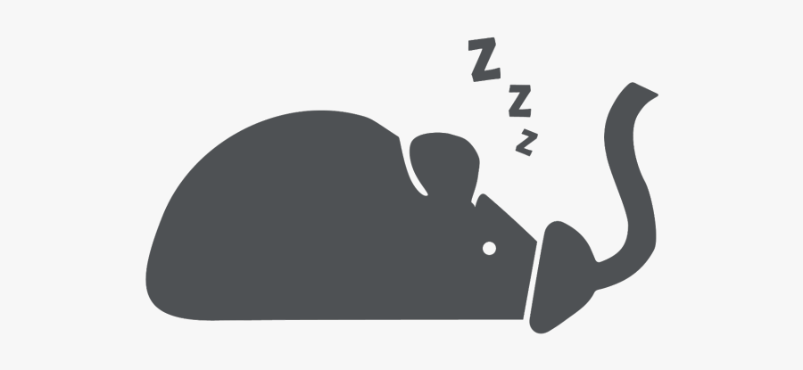 Mouse With Zzzzs And Nozzle Icon - Mouse Anesthesia Clip Art, Transparent Clipart