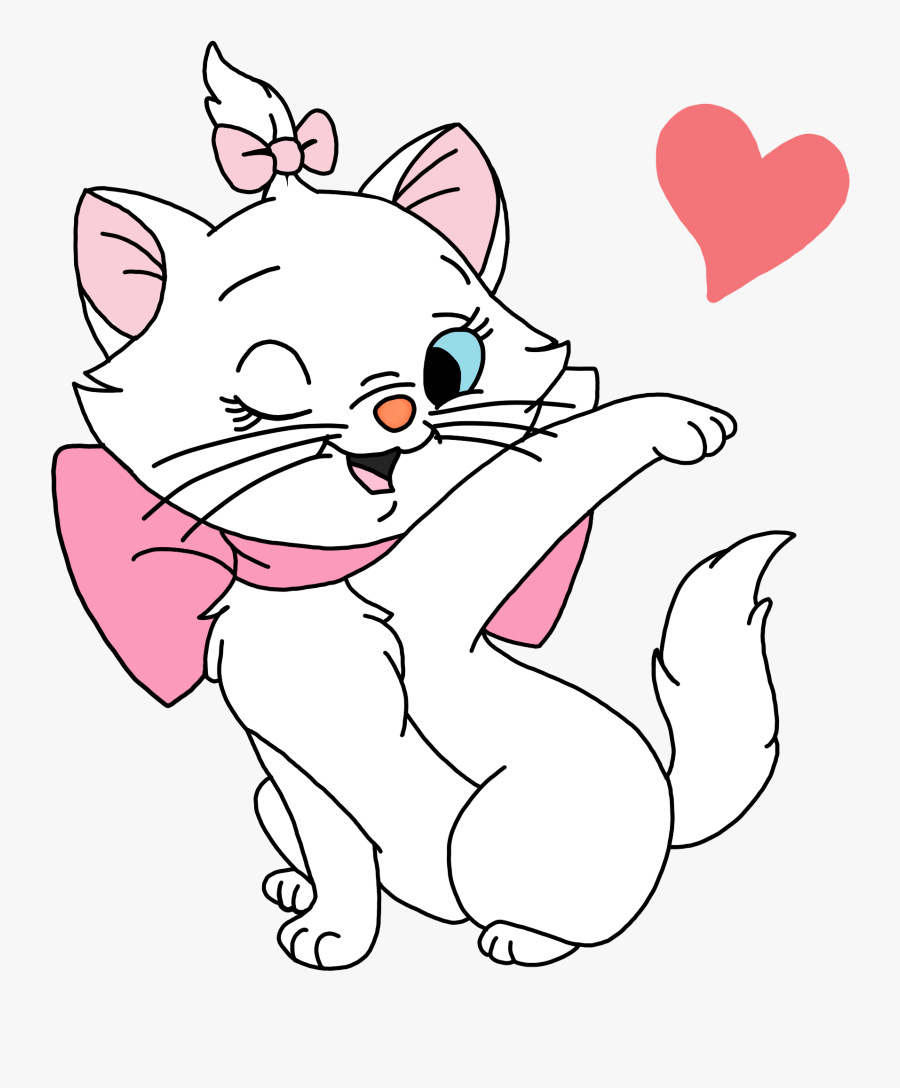 Disney Cat Clipart - Marie Cat, Transparent Clipart