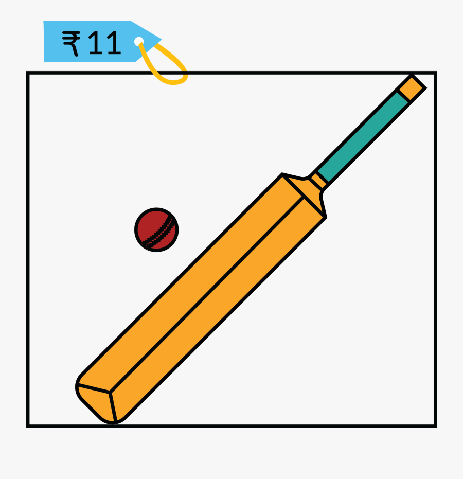 Bat Ball Pictures - Make Bat And Ball, Transparent Clipart