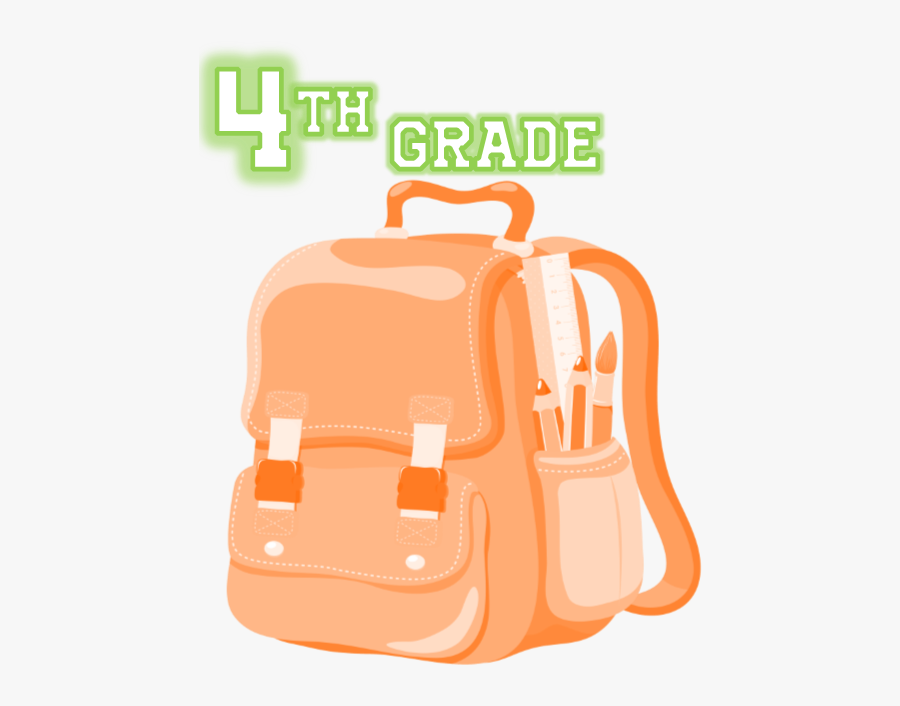 4th Grade Virtual Backpack - School Bag Clipart Png, Transparent Clipart