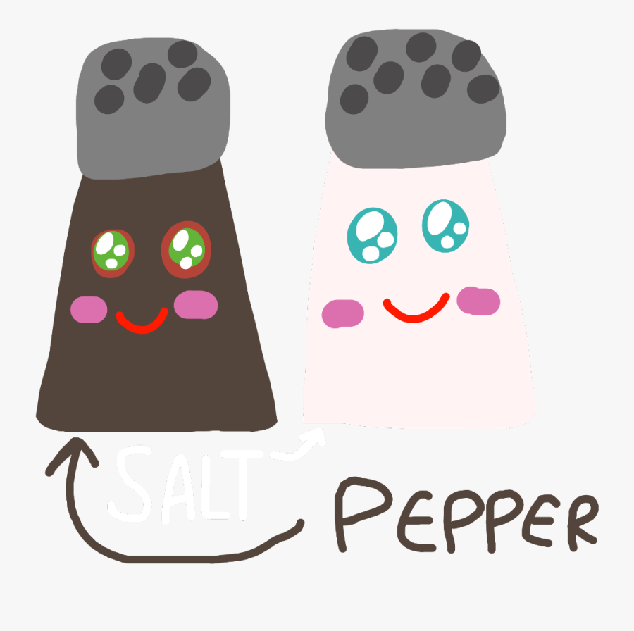 Salt And Pepper Combination Of Spices 😊, Transparent Clipart