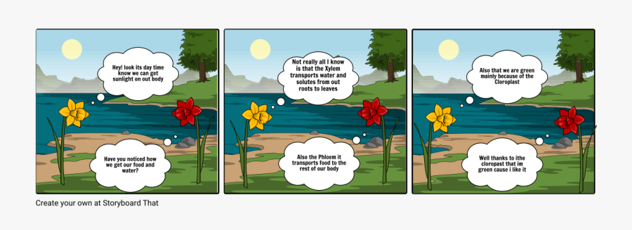 Photosynthesis Cartoon Comic Strip, Transparent Clipart