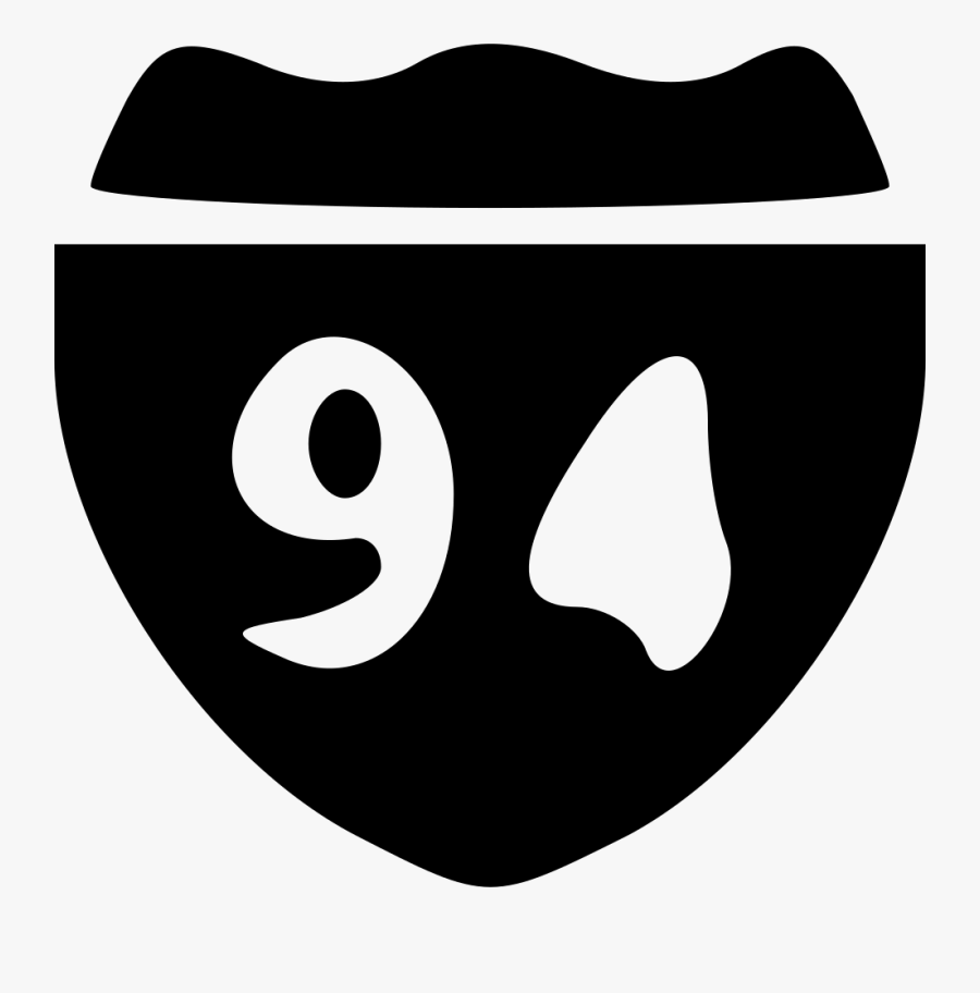 Sign Interstate - Emblem, Transparent Clipart