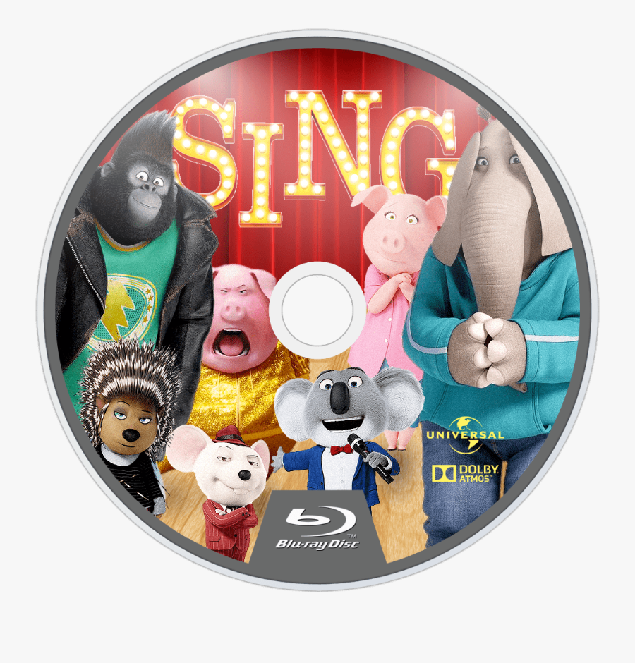 Sing Blu Ray Disc, Transparent Clipart