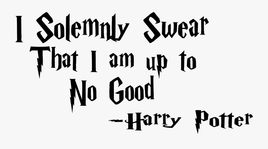 Solemnly Swear I Am Up To No Good Pumpkin Stencil, Transparent Clipart