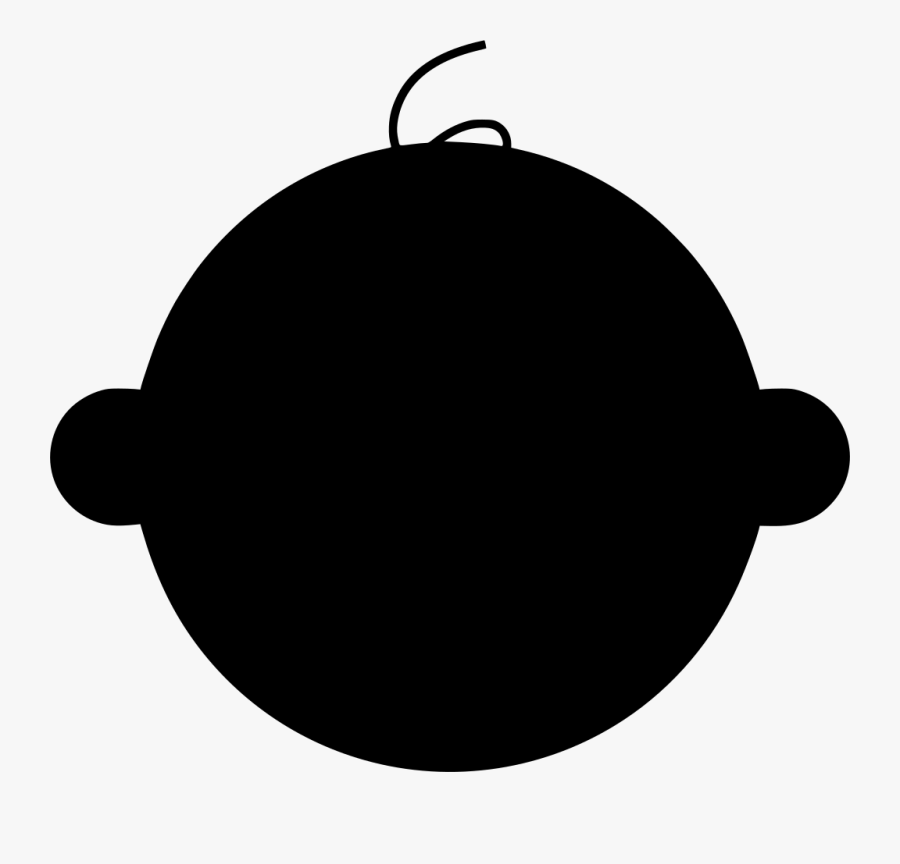 Bite Mark Clipart , Png Download - Baby Head Silhouette Png, Transparent Clipart
