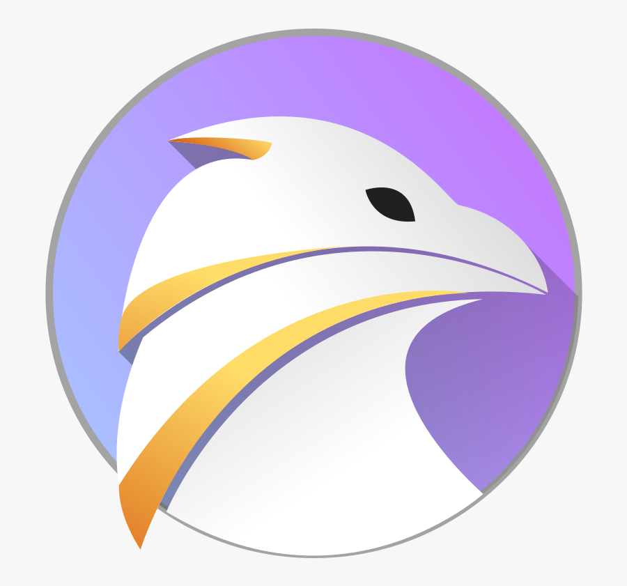 Falkon Browser Icon, Transparent Clipart