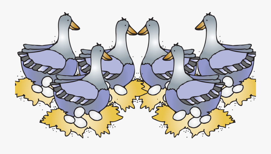Geese A Laying Clipart, Transparent Clipart