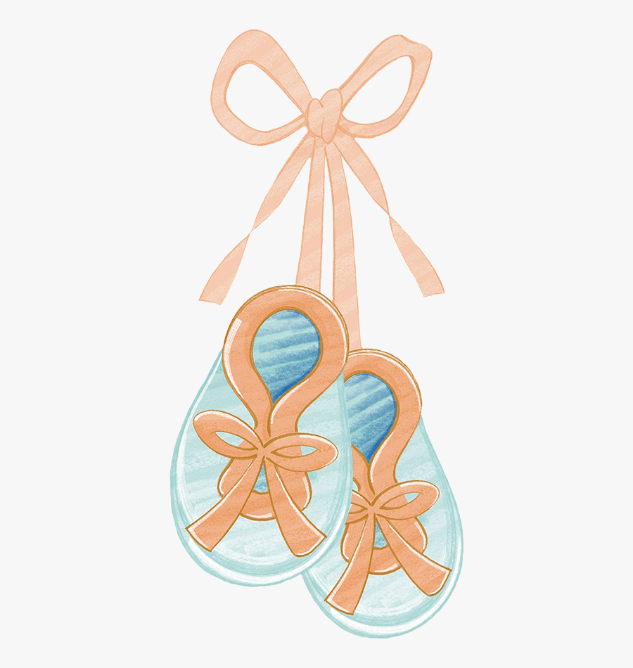 Baby Booties - Illustration, Transparent Clipart