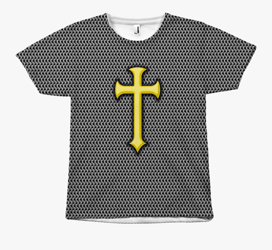 Crusader Templar Hospitaller And Celtic Cross Chainmail - Cross, Transparent Clipart