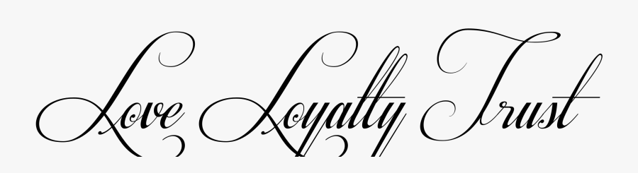 Img - Love Loyalty And Trust, Transparent Clipart