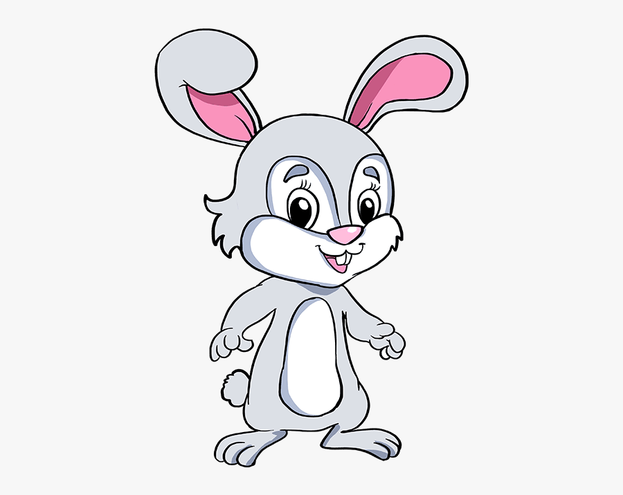 How To Draw Baby Bunny - Draw A Baby Bunny, Transparent Clipart