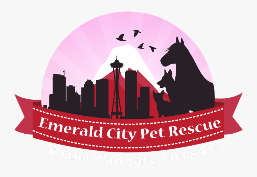 Emerald City Pet Rescue Logo, Transparent Clipart