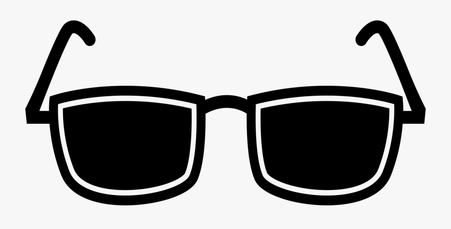 Sunglasses Goggles Clip Art Black & White - Sunglasses Clip Art Black And White, Transparent Clipart