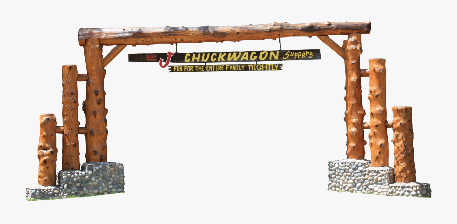 Ranch Wooden Entrance Arch, Transparent Clipart