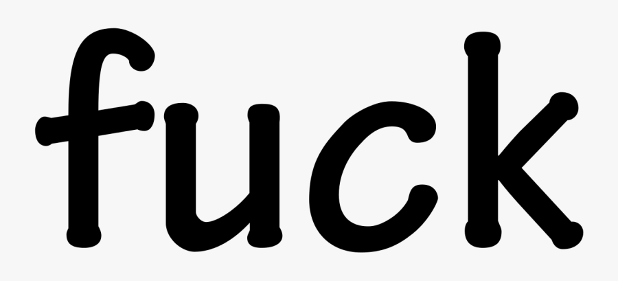 Fuck Text, Transparent Clipart