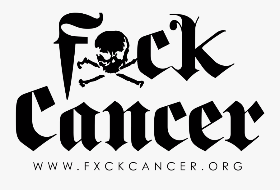 Fuck Cancer Logo, Transparent Clipart