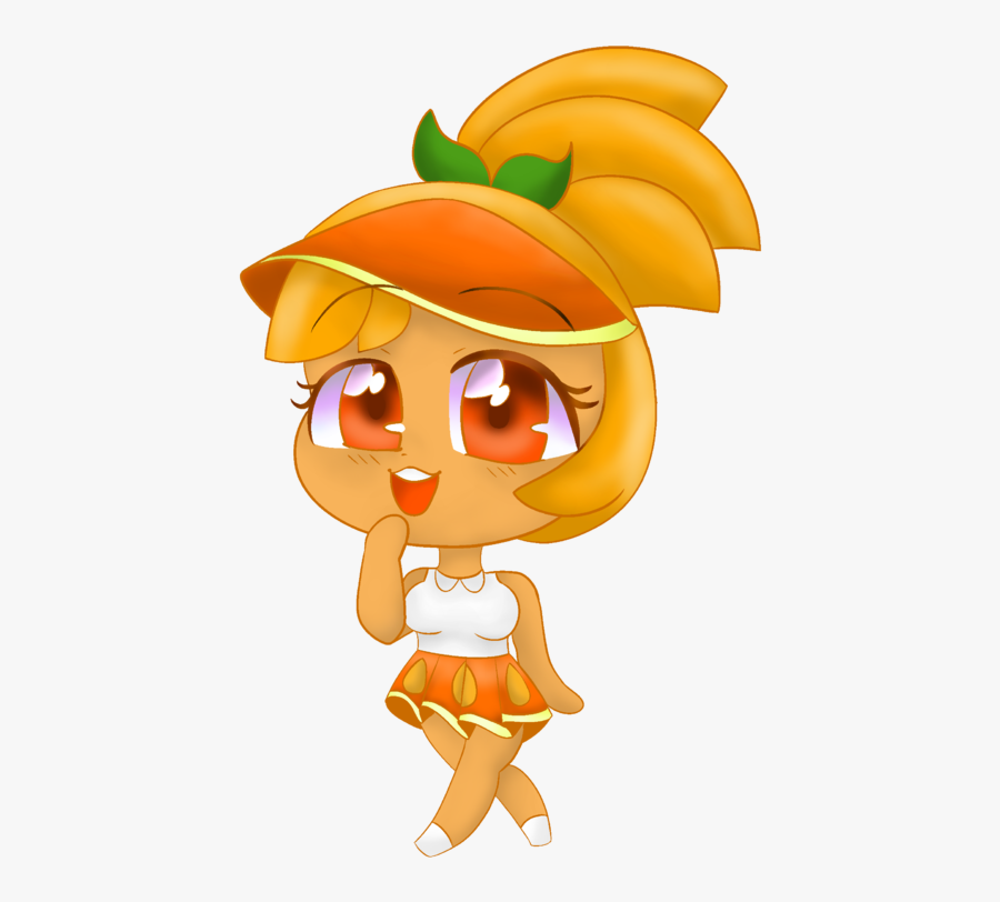 Orange Cookie - Cartoon, Transparent Clipart