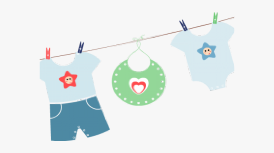 Baby Clothesline Clipart - Babysitting Course, Transparent Clipart