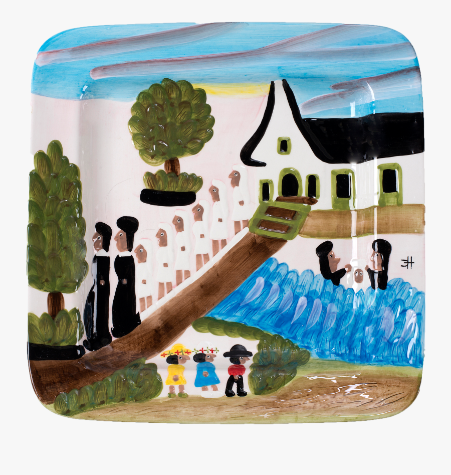 Baptism On Cane River Large Rectangular Platter"
 Title="baptism - Larch, Transparent Clipart