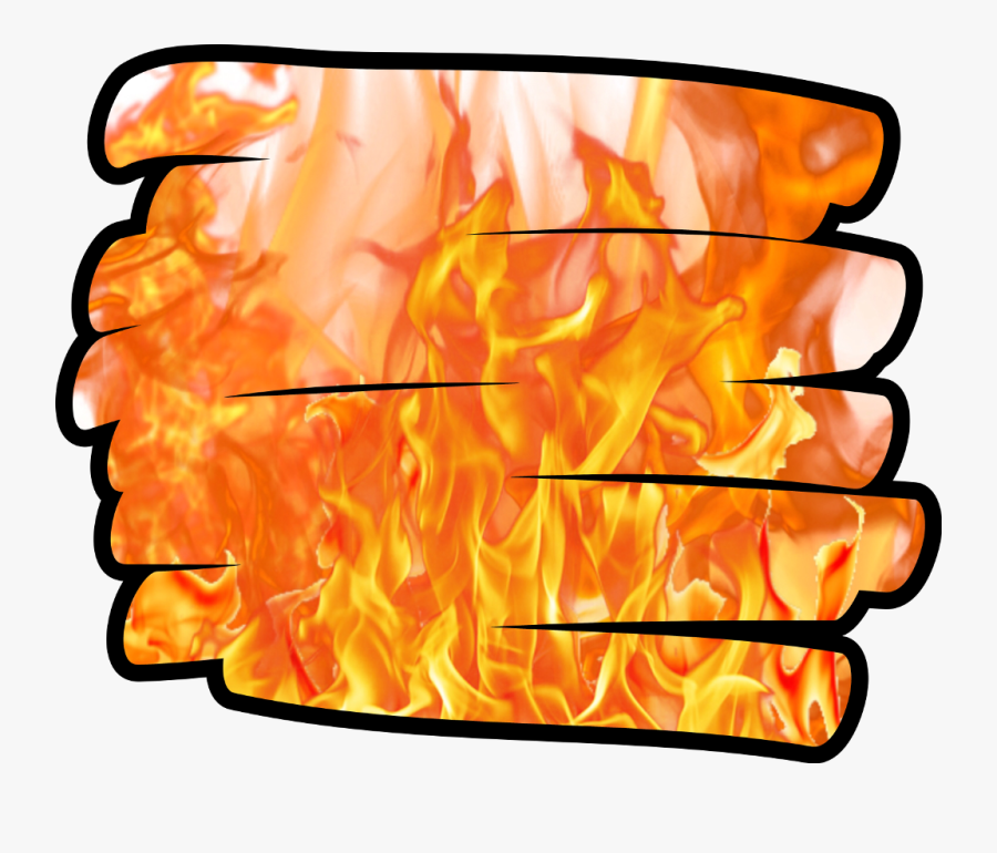 #fire #sticker #blackoutline #black #outline #cool - Flame, Transparent Clipart