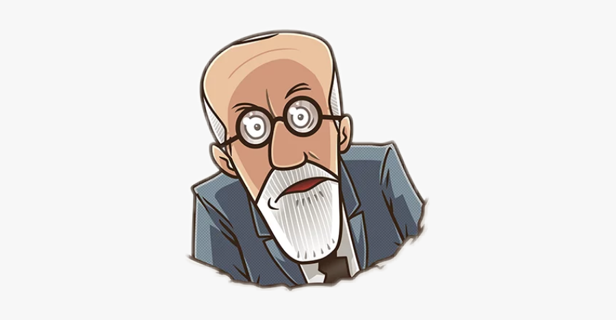 #sticker#remixit - Sigmund Freud, Transparent Clipart