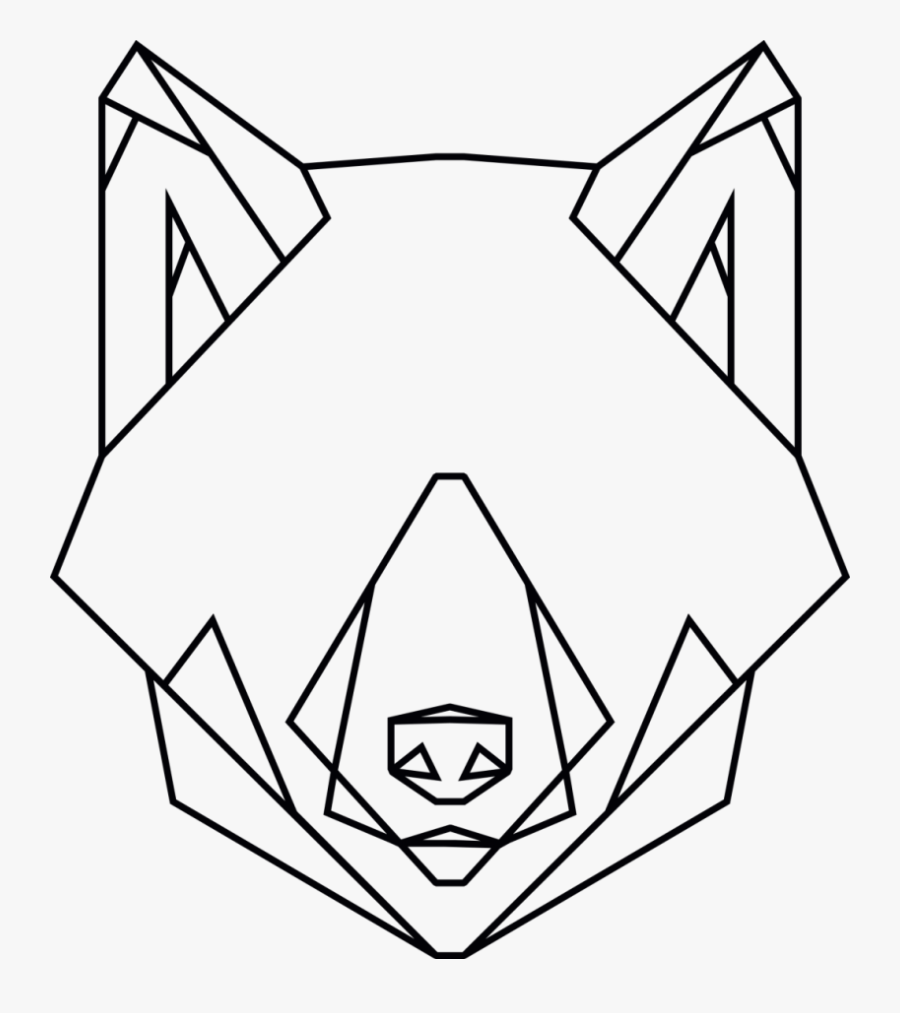 Fenris Consult - Geometric Vector Owl Head, Transparent Clipart