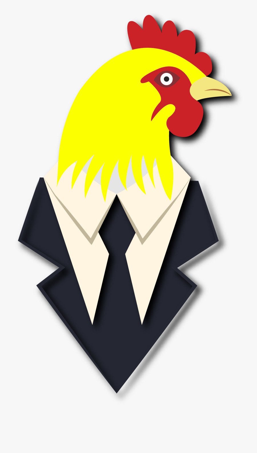 Rooster- - Rooster, Transparent Clipart