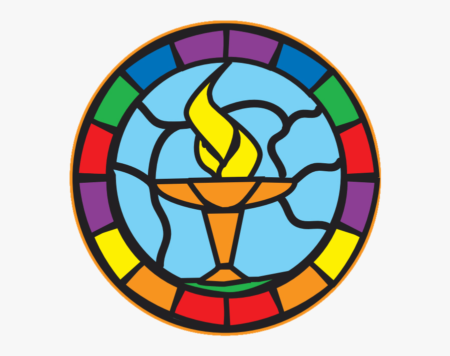 Chalice Stained Glass - Unitarian Universalism, Transparent Clipart