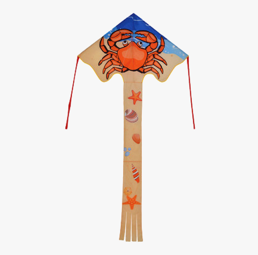 Image Of In The Breeze Crab Fly-hi Delta Kite - Illustration, Transparent Clipart