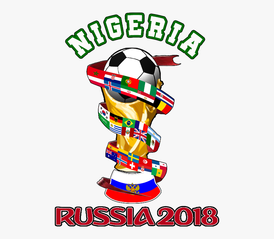 #nigeria #russia #flag #ball #worldcup #worldfootball - Egypt In Russia 2018, Transparent Clipart