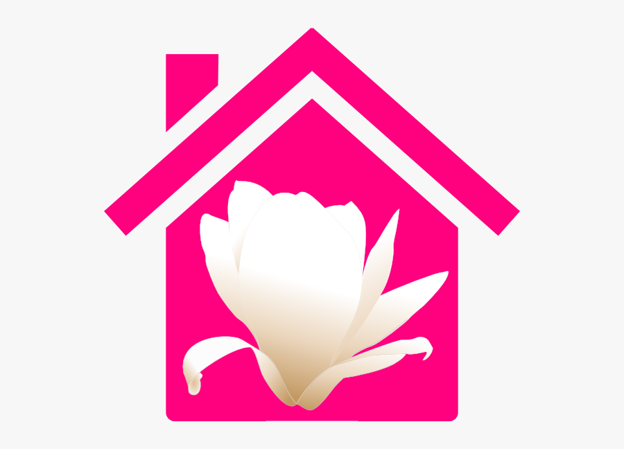 Pink House 2 Svg Clip Arts - Home Heart Clip Art, Transparent Clipart