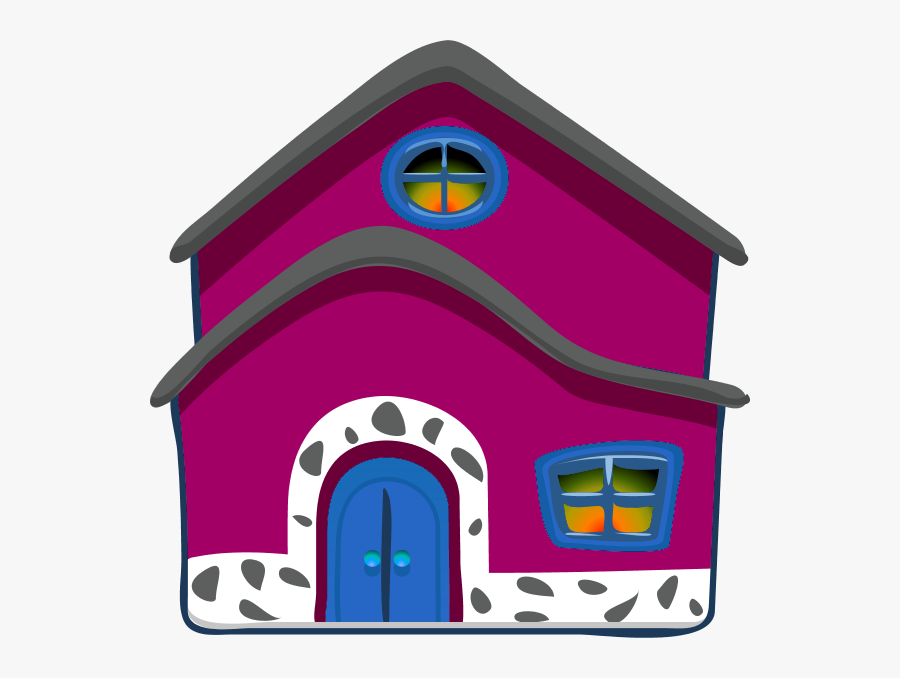 House Home - Blue House Clipart, Transparent Clipart