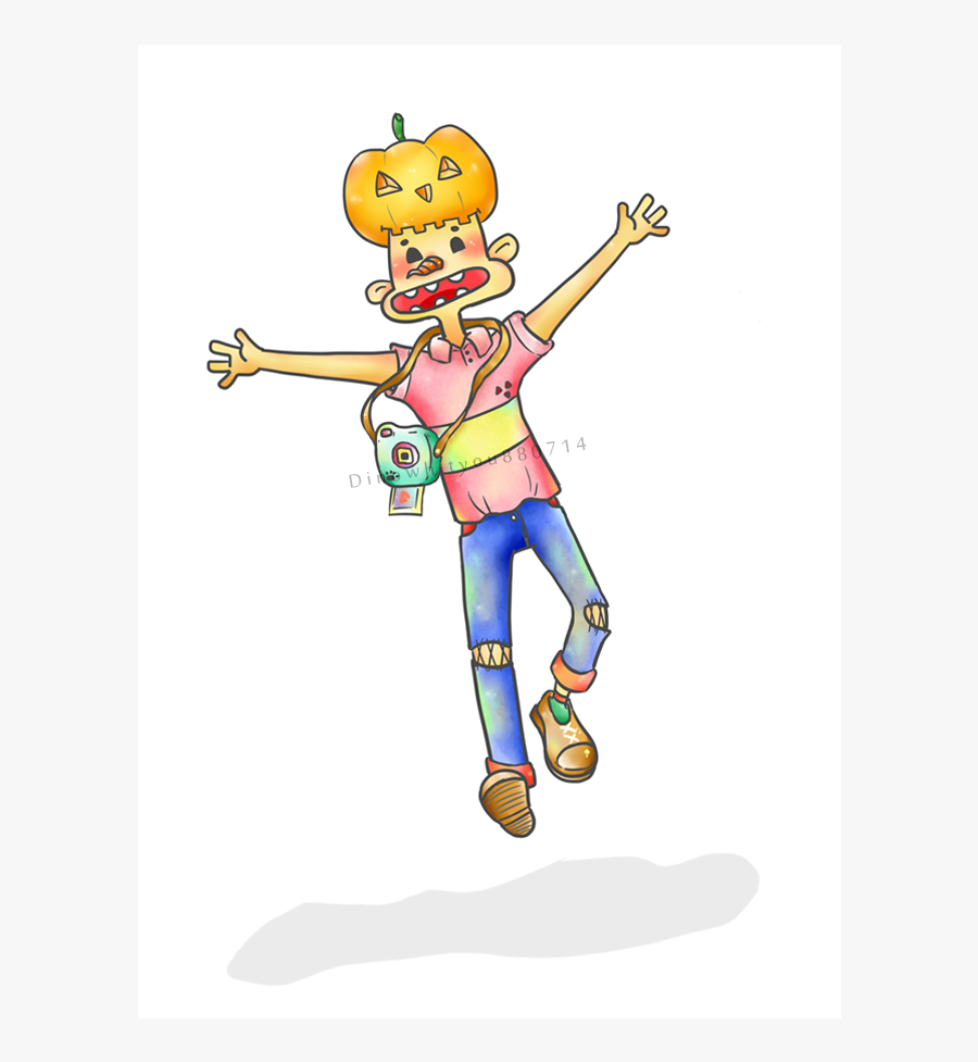 Halloween Sai Illustration - Cartoon, Transparent Clipart