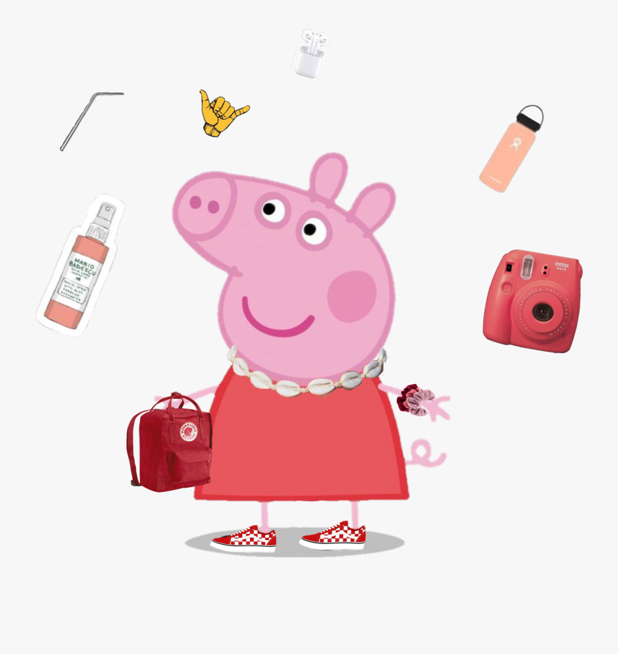 Freetoedit From - Peppa Pig Vsco Girl, Transparent Clipart