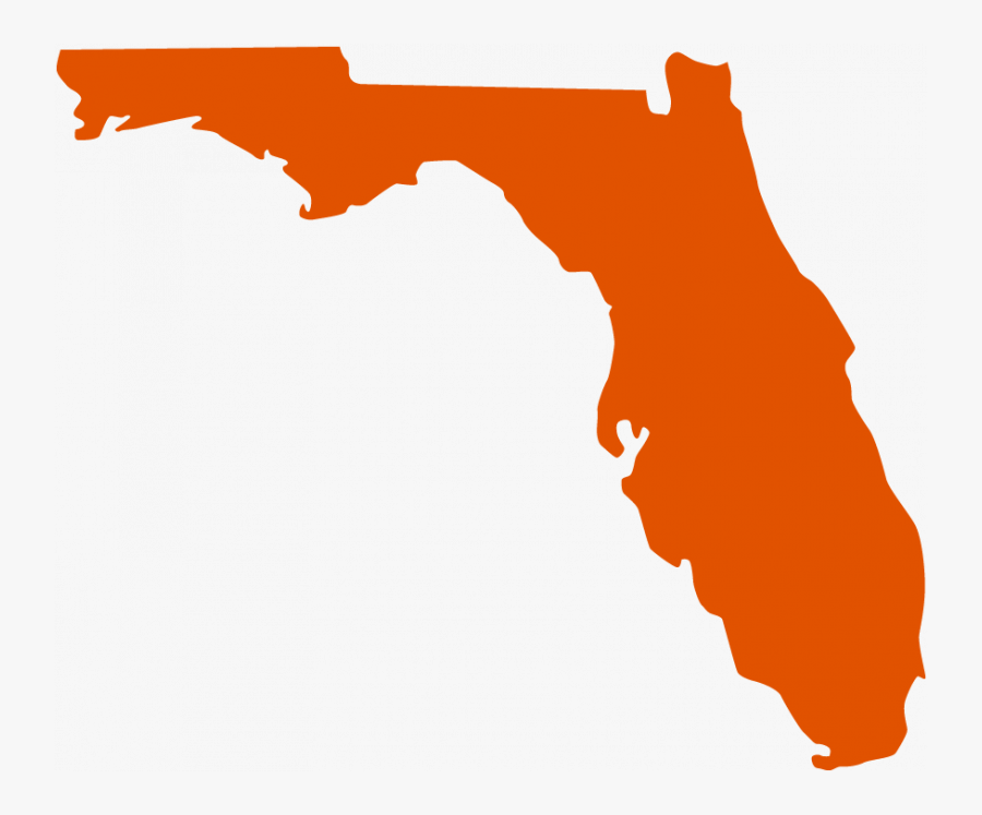 Fsu Clip Art - Florida Shape, Transparent Clipart