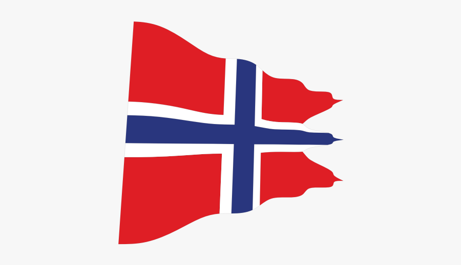 Norwegian State Flag - Flag, Transparent Clipart