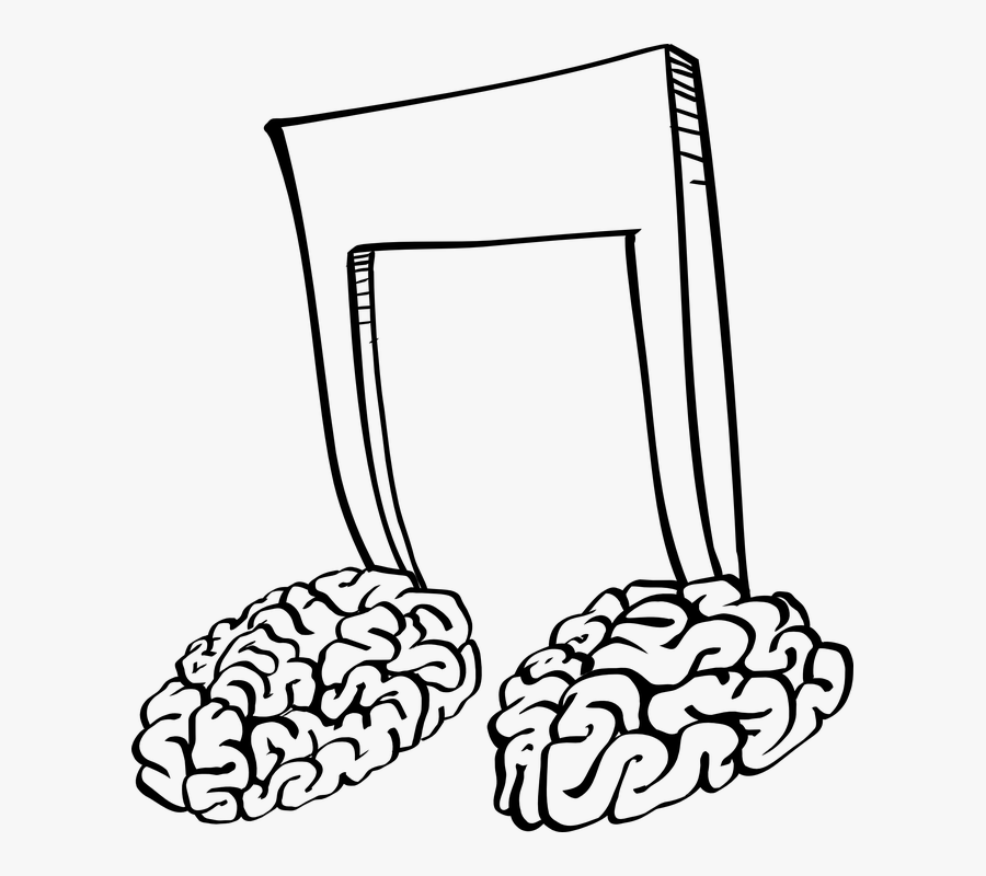 Cartoon Drawing Of Brain, Transparent Clipart