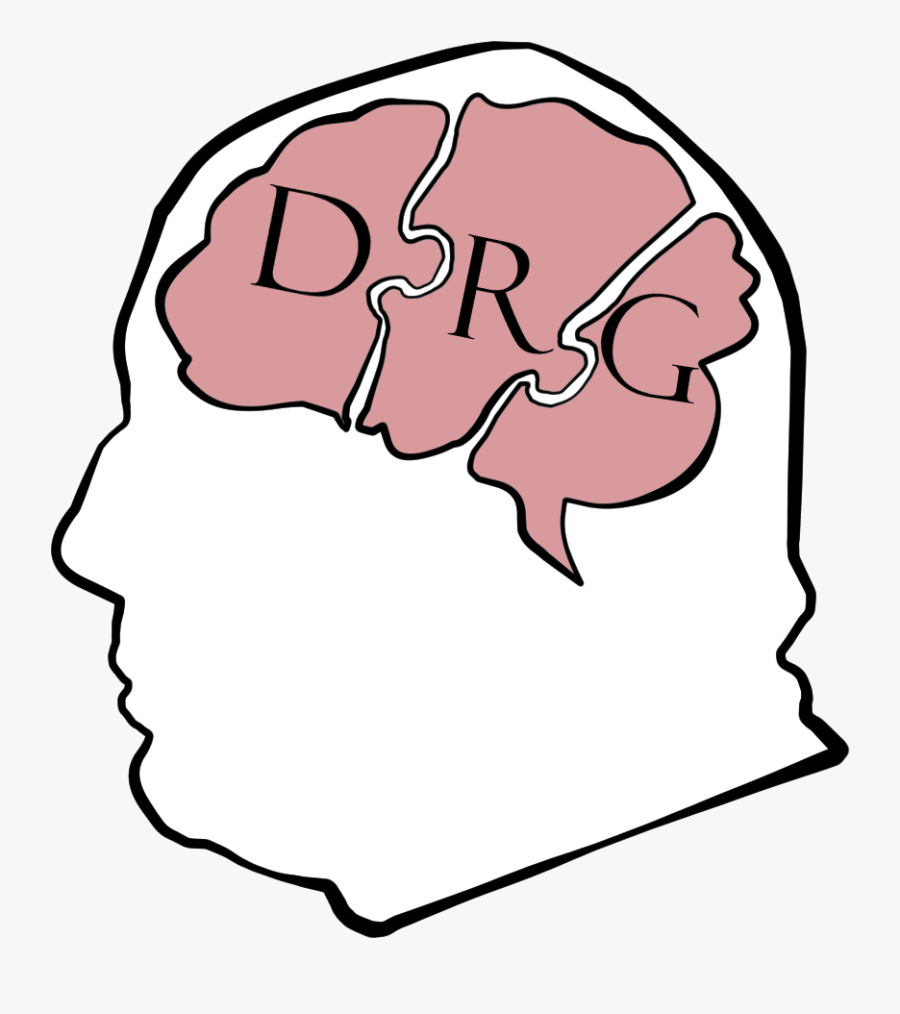 Abstract Image Of A Face And Head Containing A Brain, Transparent Clipart