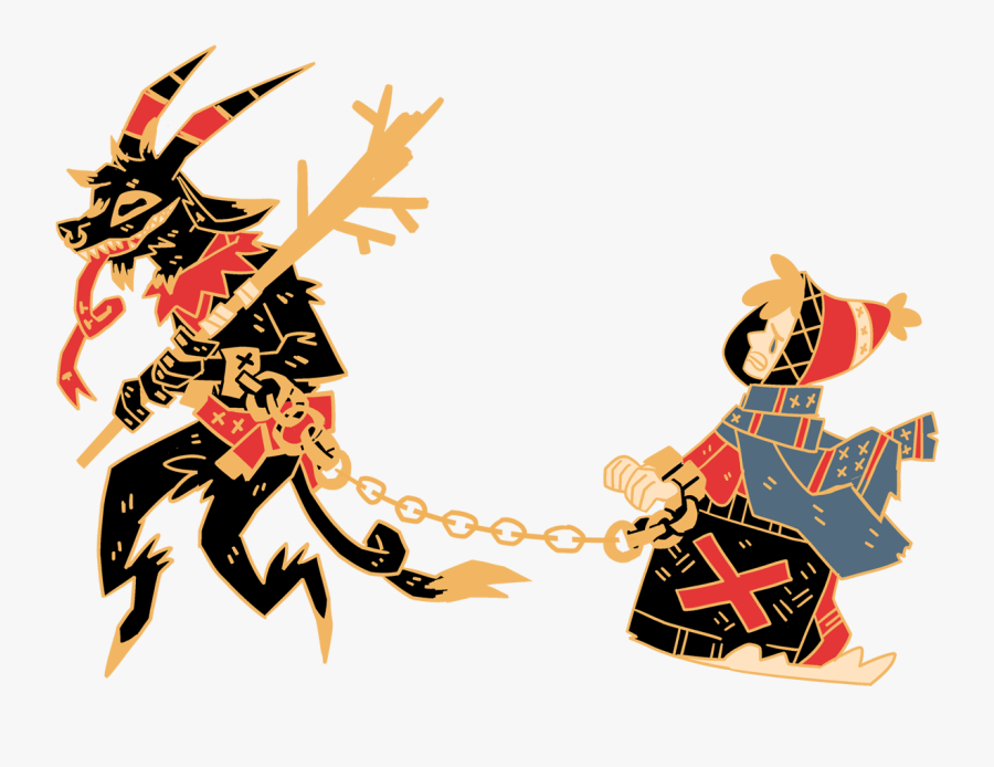 Image Of Krampus - Transparent Krampus Clip Art, Transparent Clipart