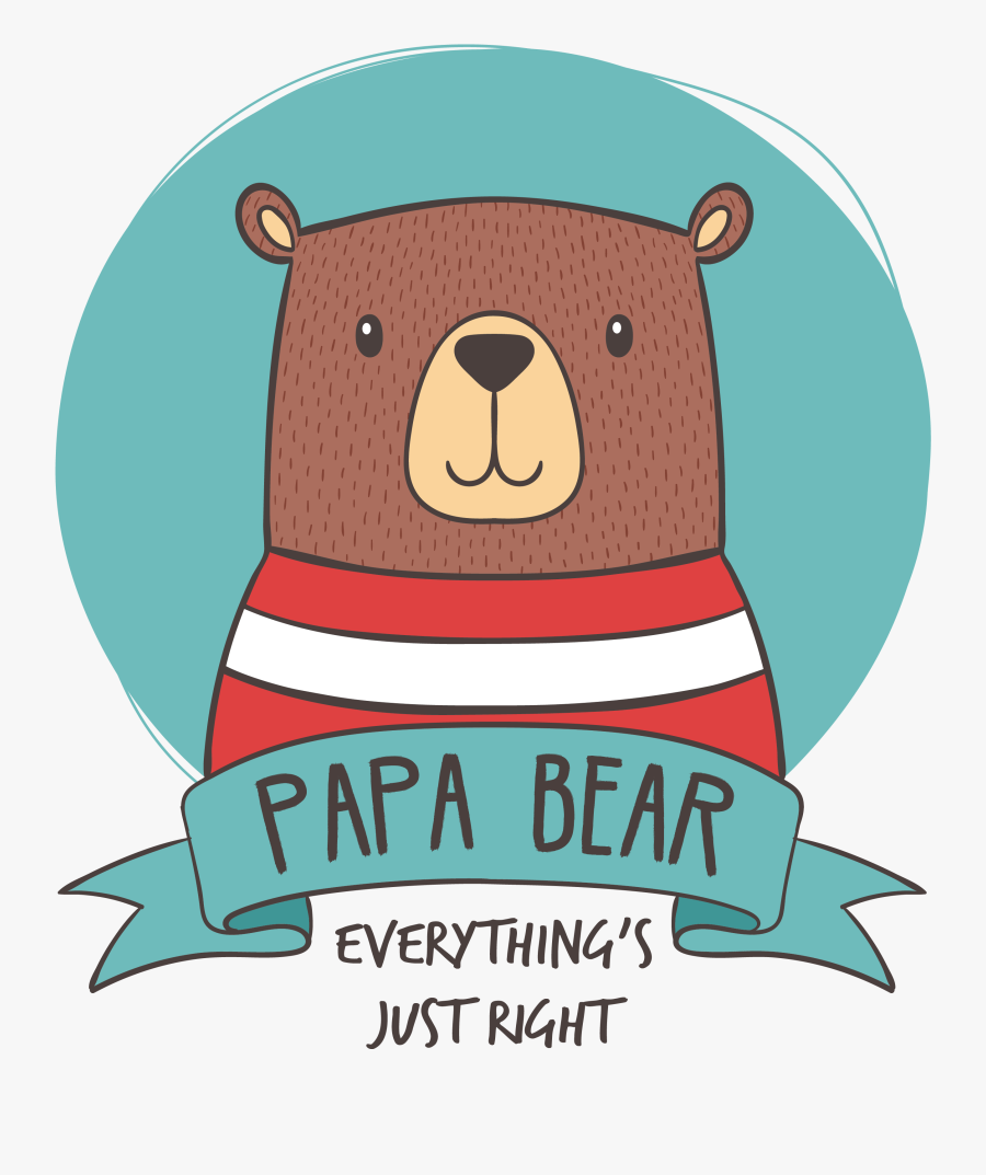 Cube Clipart Soft Block - Papa Bear Cartoon, Transparent Clipart